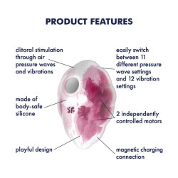 Satisfyer Stimulateur de Clitoris Cloud Dancer Violet